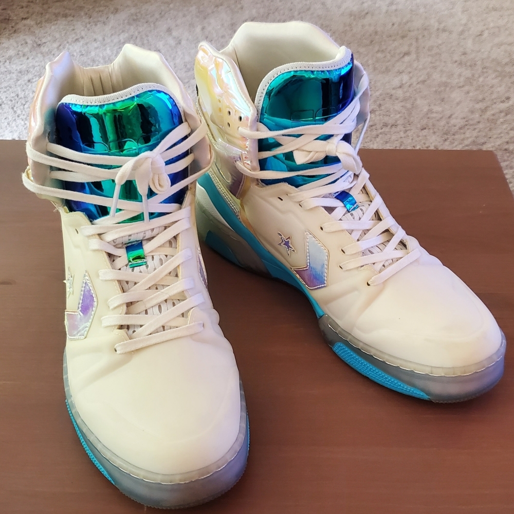 Converse ERX Impress High Court white metallic men's size 9